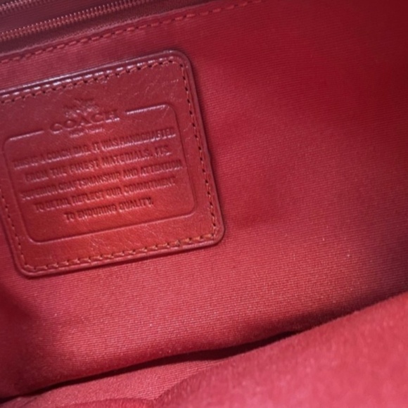 Gently used Beautiful Coach Handbag, Plum Wine - Picture 8 of 9